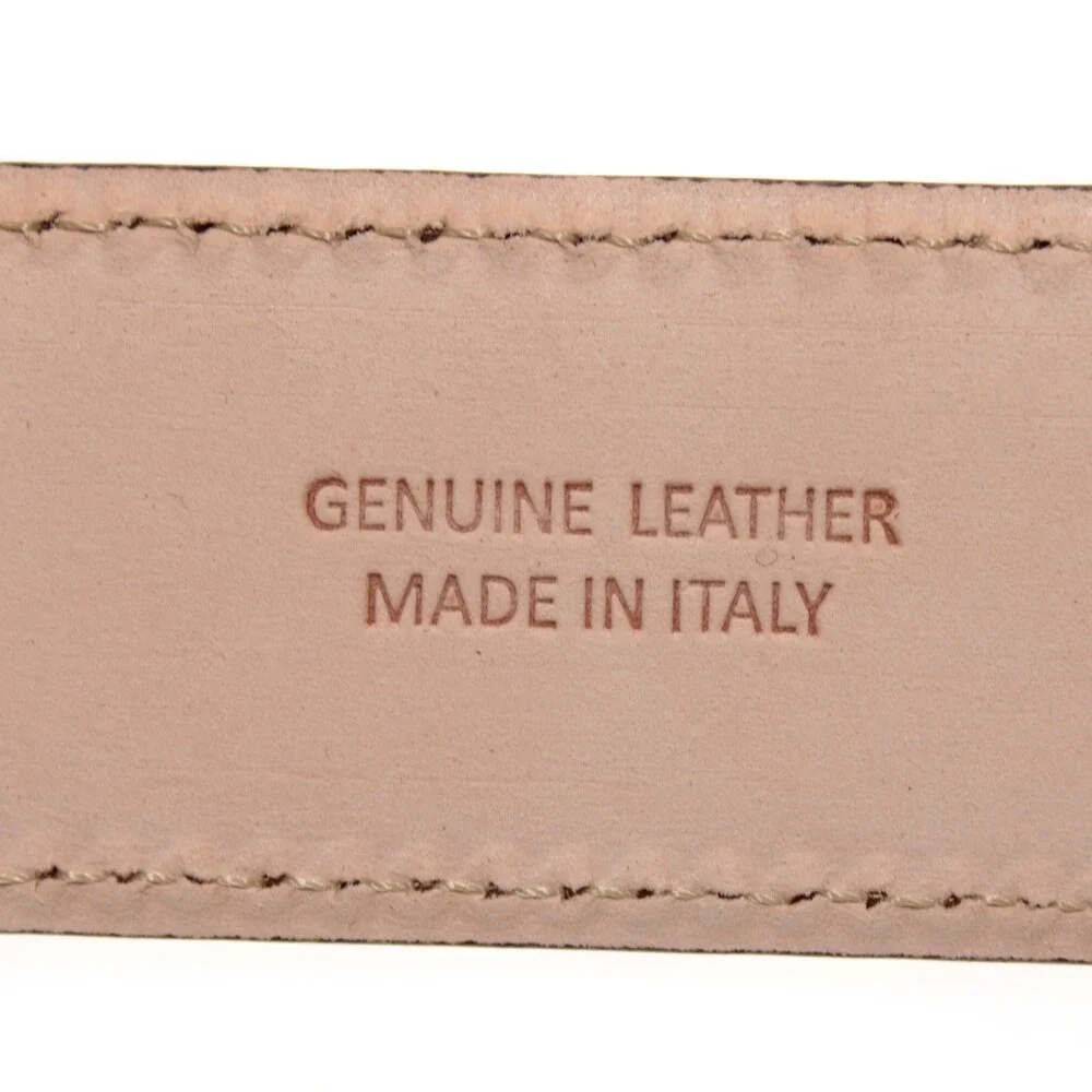 Di Bianco NWT Cut to Size Dress Belt In Solid Brown Suede Leather One Size